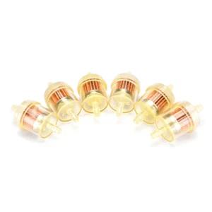 New Universal Inline Mini Hose Fuel Gasoline Motorcycle Scooter Filter ATAU - Picture 1 of 8
