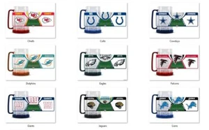 NFL Team Logo 16oz Freezer Mug Color Insert by Duck House -Select- Team Below - Picture 1 of 29