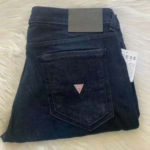 NEW wTag-Guess Miami Keystone Dark Blue Skinny Jeans 36 x 32 - Picture 1 of 3