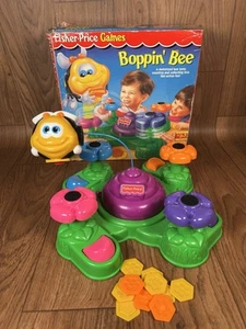 Juego Fisher-Price Boppin' Bee 1995 de colección probado funciona 99% completo súper divertido - Imagen 1 de 12