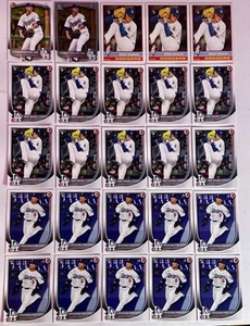 (25) 2025 Bowman ROKI SASAKI & HYESEONG KIM RC LOT - Heritage LA Dodgers - Bild 1 von 1