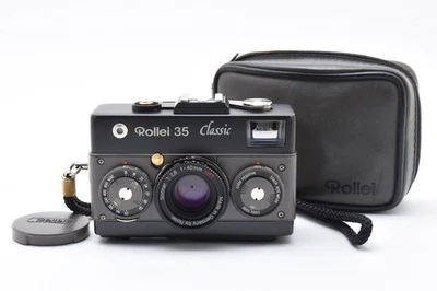 [MINT+ w/Case] Rollei 35 Classic Titan Black 40mm f/2.8 Sonnar Film Camera JAPAN - Image 1 of 4