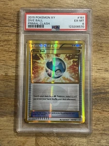 GRADED PSA 6 2015 Pokemon XY Dive Ball Primal Clash #161 - Picture 1 of 2