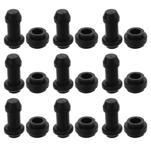 10 Sets Brake Bleeder Caps Screw Caps Grease Fitting Caps Rubber Dust Covers - Picture 1 of 12