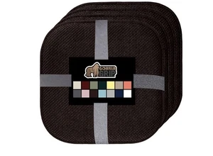 Gorilla Grip Chair Cushions 4 Pack Memory Foam 16x16 Honeycomb Pattern - Picture 1 of 9