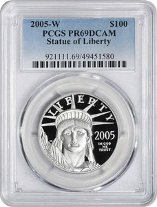 2005-W $100 American Platinum Eagle PR69DCAM PCGS - Picture 1 of 2