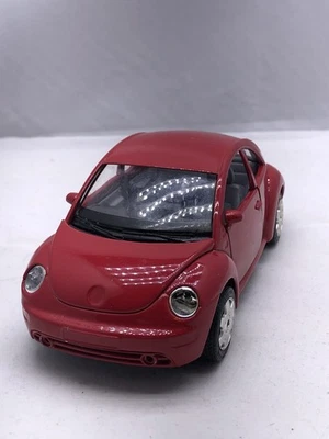 Volkswagen 1998 nuevo Beetle 1/18 diecast car, rojo, de Bburago Foto 1 de 4