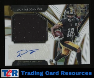 2019 Select #JM-DO Diontae Johnson Jumbo Signature Swatches White Prizm #/35 - Picture 1 of 2
