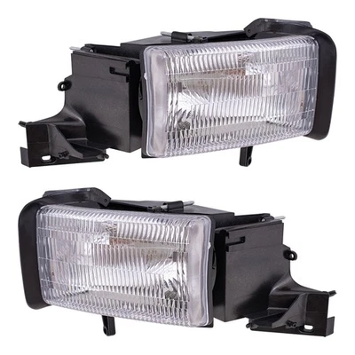 Se adapta a faros Ram 1500 1994-2001 sin luz de esquina sin conjunto de equipamiento deportivo Foto 1 de 4