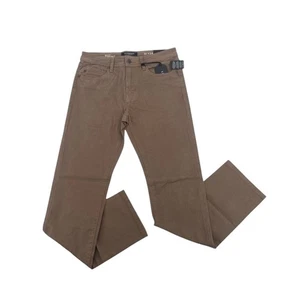NWT! Liverpool The Relaxed Straight Twill Jeans Cub Brown 30x34 - Picture 1 of 4