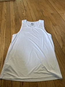 New Men's SKIMS White Slim Fit Stretch Tank Size XS - Picture 1 of 3