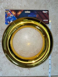 ANELLO ORO SONIC HEDGEHOG 3 10,5 POLLICI ACCESSORIO COSTUME HALLOWEEN DG164499 - Foto 1 di 3
