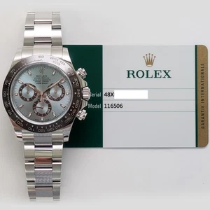 2020 Rolex Cosmograph Daytona, 116506, 40mm, Platinum, Ice Blue Dial, Oyster ... - Picture 1 of 11