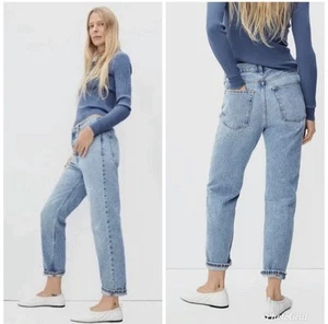 Everlane The Relaxed Straight Fit Jeans Womens 28 Organic Cotton High Rise NWT - Picture 1 of 10