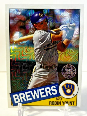 2020 Topps Silver Pack 1985 Chrome -  Robin Yount - Milwaukee Brewers - Image 1 of 2