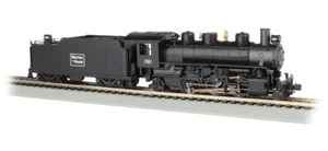 BACHMANN HO SCALE #51530 PRAIRIE 2-6-2 WITH WORKING SMOKE BOSTON & MAINE NEW - Picture 1 of 1