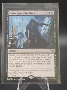 Rapina oltraggiosa *non foil* PROMO MTG MKM NM/MT PW timbro spedizione combinata - Foto 1 di 1