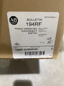 ALLEN BRADLEY 194RF-NJ060R24E NEW OPEN BOX - Picture 1 of 2