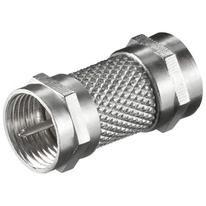 F-Stecker SAT Kabel Adapter Verbinder KOAX Antennen Verlängerung Anschlusskabeln - Bild 1 von 1