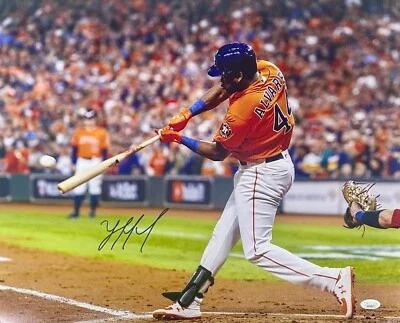Yordan Alvarez Signed Autographed 16x20 Photo JSA Authentic 3 Houston Astros - Image 1 of 2