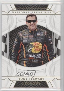 2022 Panini National Treasures Legends Holo Gold /10 Tony Stewart #74 HOF