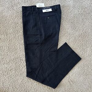 New w Tags Lauren Ralph Lauren Men's Dress Pants Charcoal Gray Wool SLIM 38x34