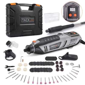Tacklife 200 Watt Digital Rotary Tool Kit with Accessories and Case - Picture 1 of 8