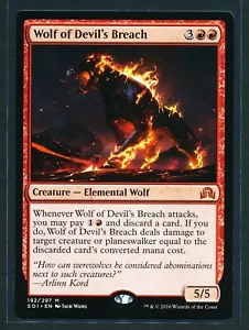 Wolf of Devil's Breach - Magic MTG 2016 Shadows Over Innistrad - NM - Picture 1 of 1