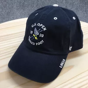 US Open Winged Foot 47 Baseball Hat Mens Blue OS Curved Brim Embroidered Logo - Picture 1 of 11