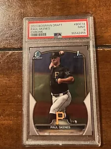 2023 Paul Skenes Bowman Draft Chrome RC PSA 9 Rookie MT! - Picture 1 of 1