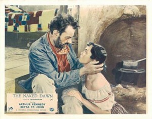 The Naked Dawn original lobby card Betta St. John Arthur Kennedy