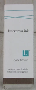 Quickutz Lifestyle Letterpress Ink Dark Brown, 30ml, L-LP-INK-05 - Picture 1 of 2