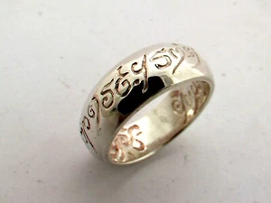 Herr der Ringe ""Ein Ring"". 925 Sterlingsilber. Verschiedene Größen. 10 Gramm. - Bild 1 von 12