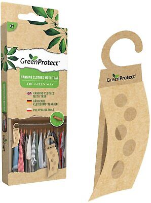 4 Pack Green Protect Hanging Moth Trap Eco Friendly Insecticide GPHMT Recyclable • 26£