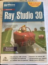 Ray Studio 3D (Logiciels) Micro Application - PC - CD ROM - NEUF