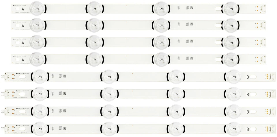 LG Set de 8 Tiras LED Typo A y B para TV (8711419852419)