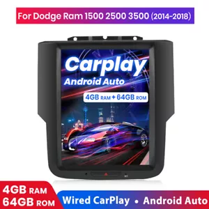 For Dodge Ram 2014-2018 Android Tesla Style Vertical Screen 10.4" Car GPS Radio - Bild 1 von 12