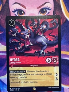 NON FOIL Hydra - Deadly Serpent 108/204 Legendary - Disney Lorcana CARD - Picture 1 of 2
