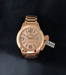 TW Steel Canteen Quartz Rose Gold Dial Women's Watch TW303 - Picture 1 of 1