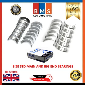 BMW N55B30 N55 MAIN AND BIG END BEARING SIZE STD 3.0 PETROL X1 X3 X4 X5 X6 3 E90 - Picture 1 of 6