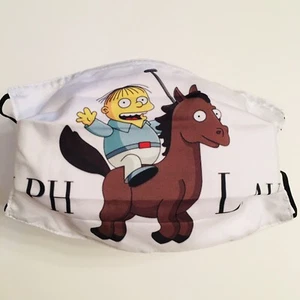 Cartoon Face Mask, Ralph Wiggum, adjustable, nose guard, filter pouch - Picture 1 of 3