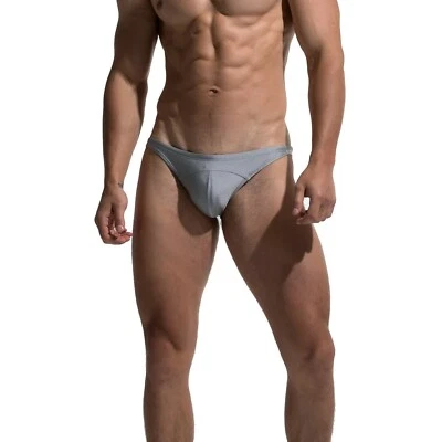 Traje de baño para hombre Traje de baño de tiro bajo Calzoncillos Gay Tomar el sol Nadar Bikini Sexy Hombre Foto 1 de 4