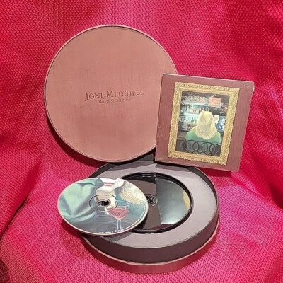 JONI MITCHELL Both Sides Now Hatbox Chocolate Hat Box CD Music Compact Disc VTG - Image 1 of 4