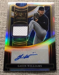 2023 Select Select Swatches Signatures Prizms Silver GAVIN WILLIAMS 37/99 