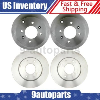 Rotores de freno de disco delanteros traseros para Sonata Hyundai 2001 2002 2003 Foto 1 de 4