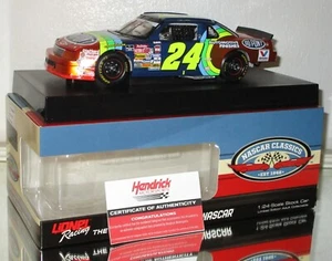 1994 JEFF GORDON #24 DUPONT CHARLOTTE WIN DUAL AUTOGRAPHED LIQUID COLOR CAR#9 - Picture 1 of 14