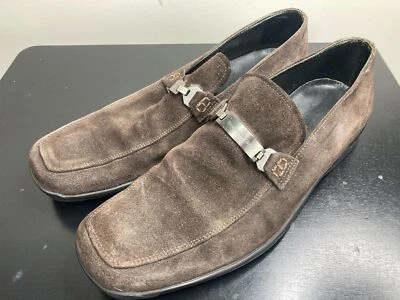 Mocassim de couro marrom Ermenegildo ZEGNA 7 1/2 - Imagem 1 de 4