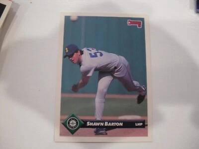 Shawn Barton 1993 Donruss Baseball #53 Seattle Mariners Rookie RC - Image 1 of 2