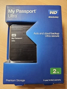 WD My Passport Ultra 2 TB | externe Festplatte, 2,5 Zoll, USB 3.0 | OVP - Bild 1 von 7