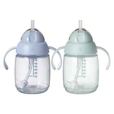 Taza de paja de arranque Tommee Tippee, taza de fácil transición para niños pequeños durante 6 meses+, Foto 1 de 4